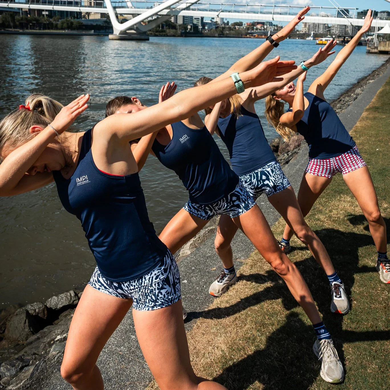 IMPI Fitted Running Singlet -  Navy - Image 10
