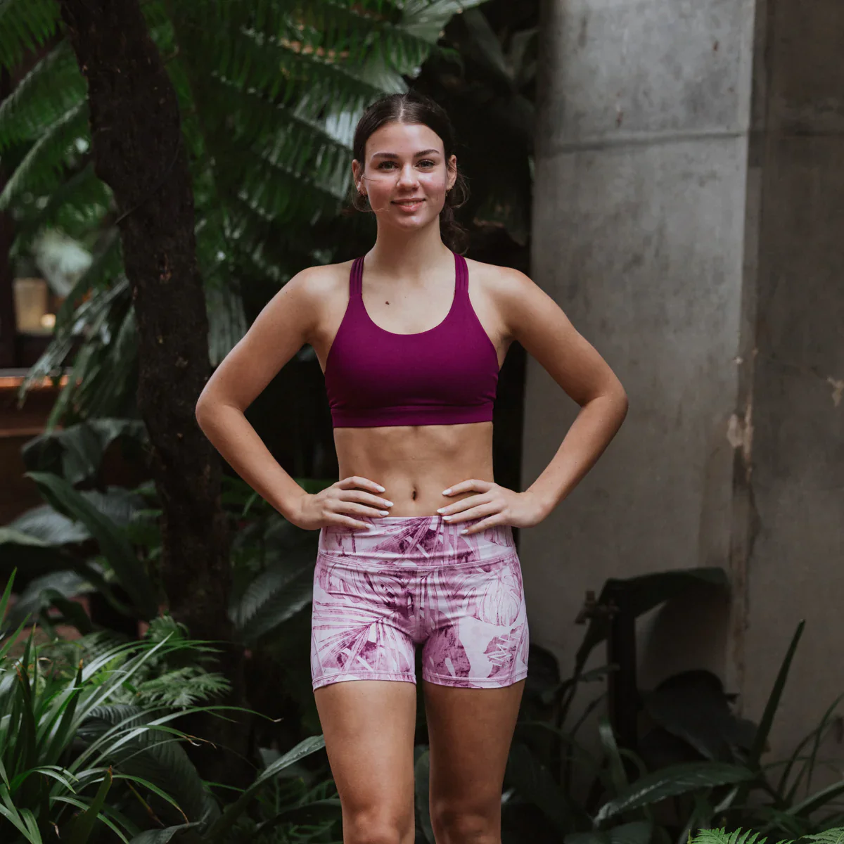 IMPI Running 6 Strap Bra Top - Berry - Image 4
