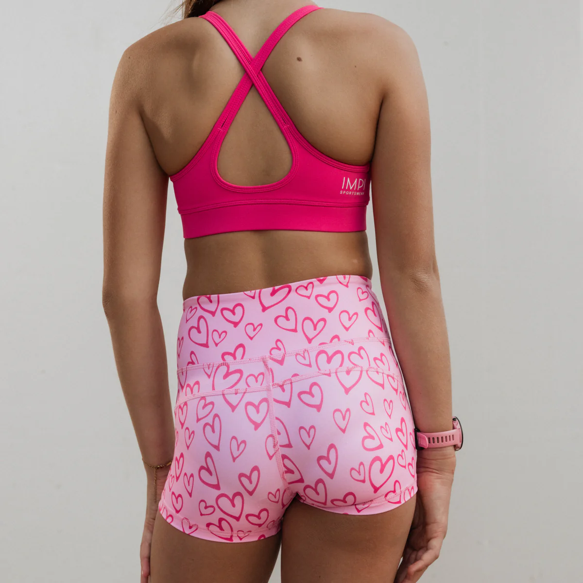 IMPI Running Loop Bra Top - Magnetic Pink - Image 12
