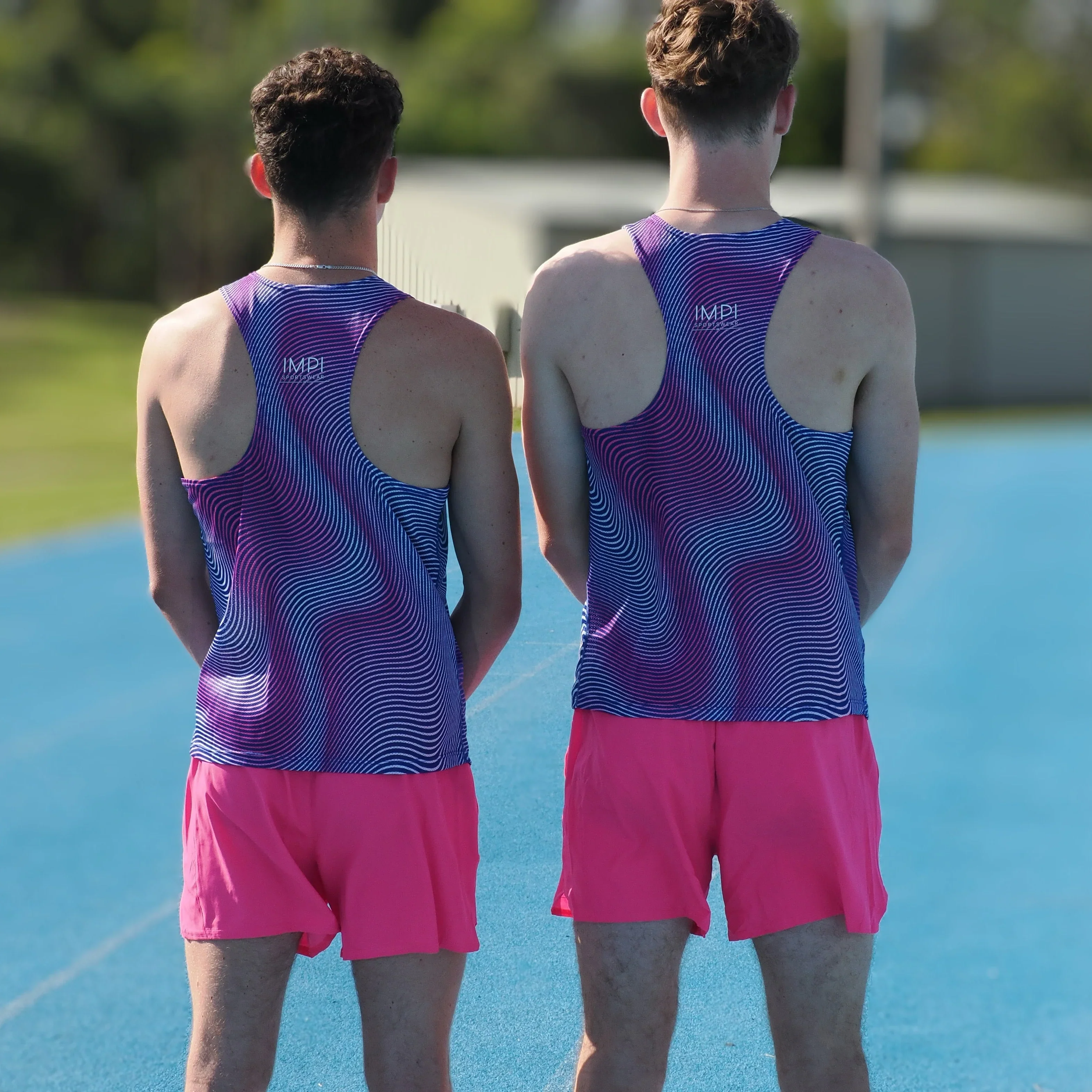 IMPI Boys Running Short - Hot Pink - Image 5