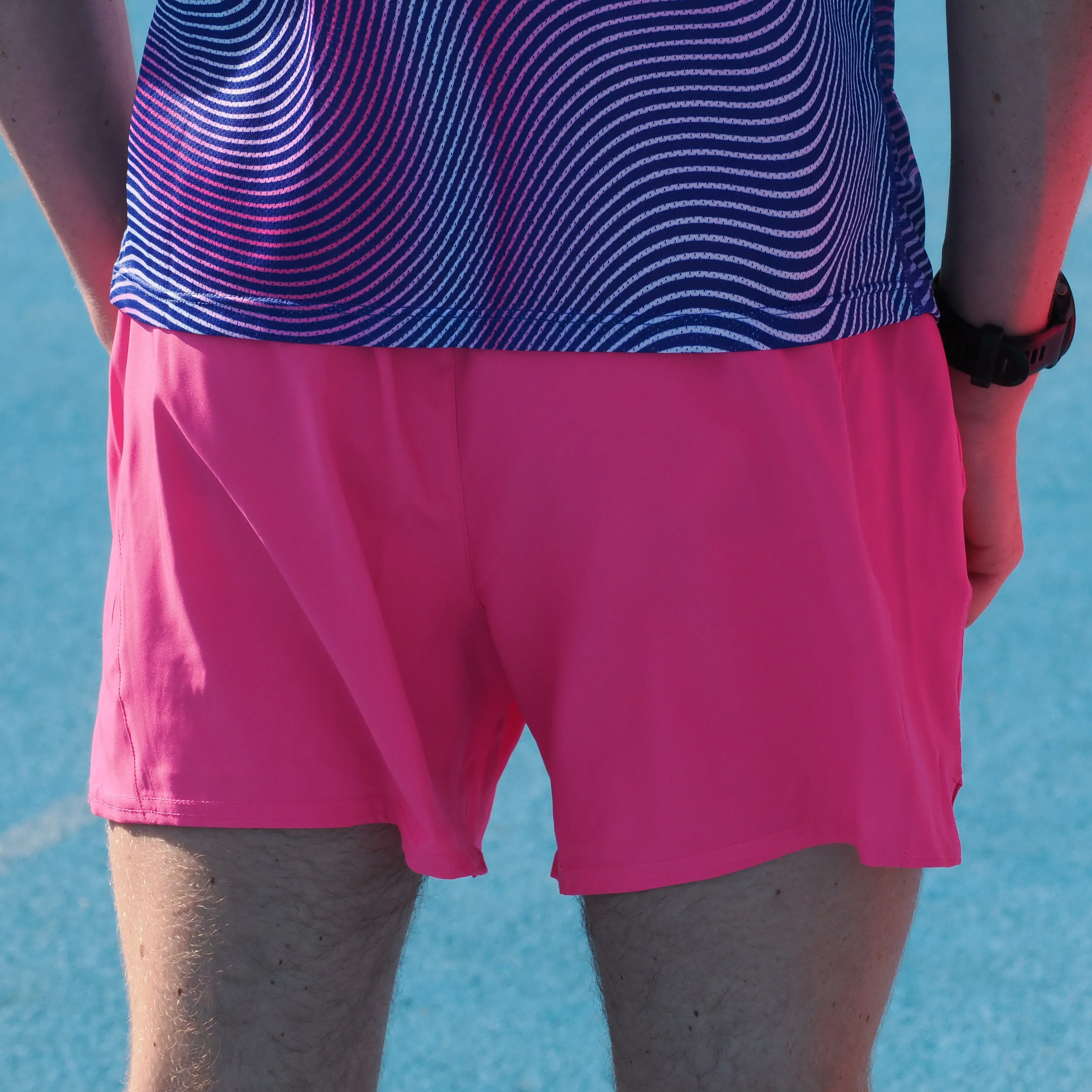 IMPI Boys Running Short - Hot Pink - Image 7