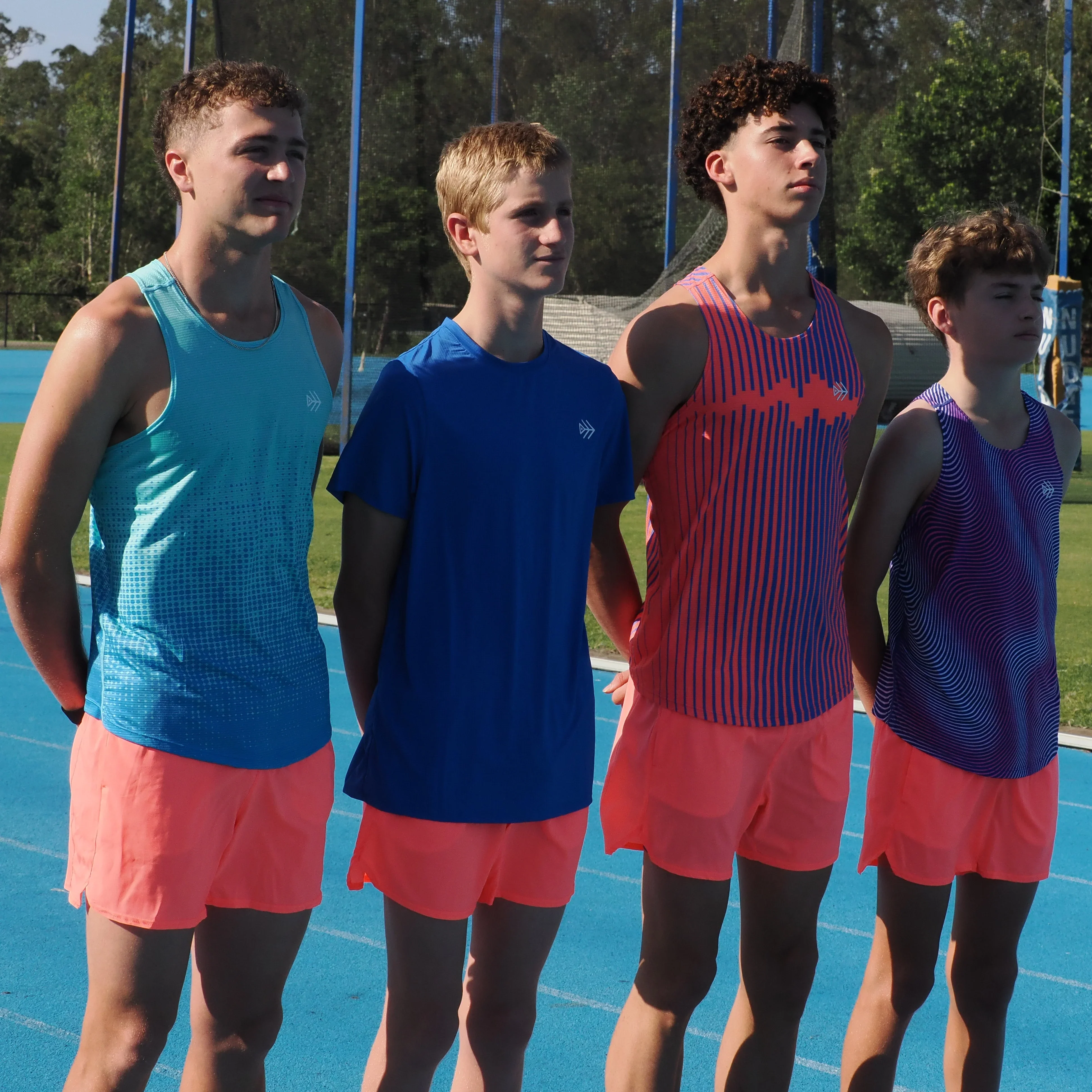 IMPI Boys Running Short - Neon Coral - Image 11