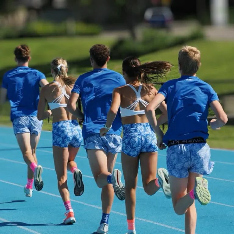 IMPI Boys Splittie Running Short - Paint Me Blue - Image 13