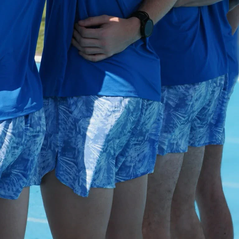 IMPI Boys Splittie Running Short - Paint Me Blue - Image 14