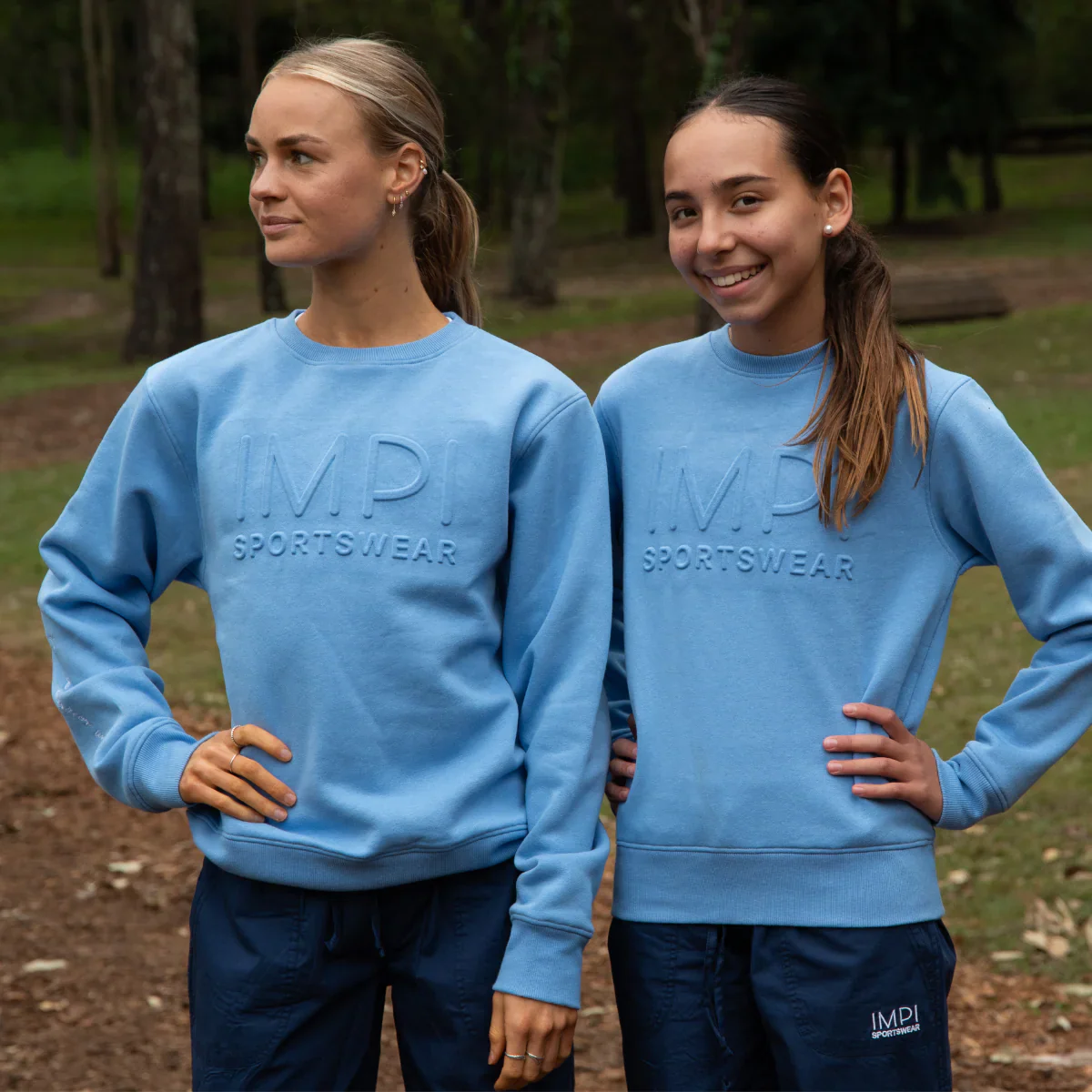 IMPI Embossed CrewFleece - Cornflower - Image 10