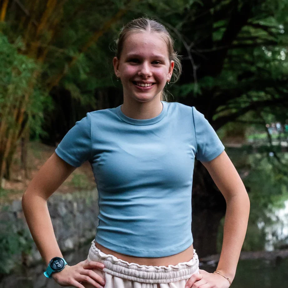 IMPI Fitted Cotton Tee - Steel Blue - Image 4