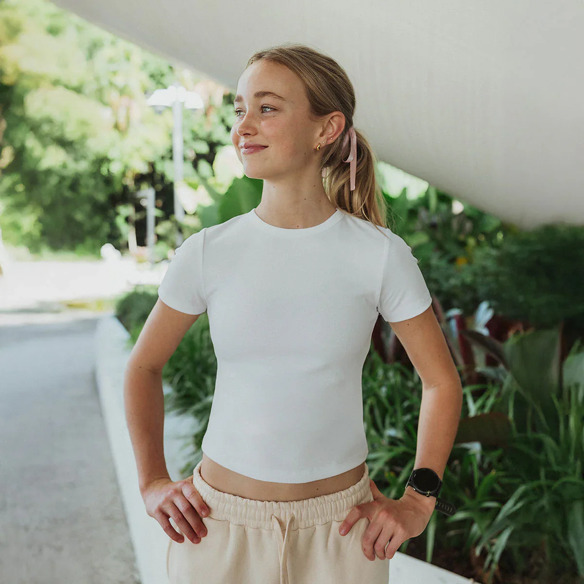 IMPI Fitted Cotton Tee — White - Image 6