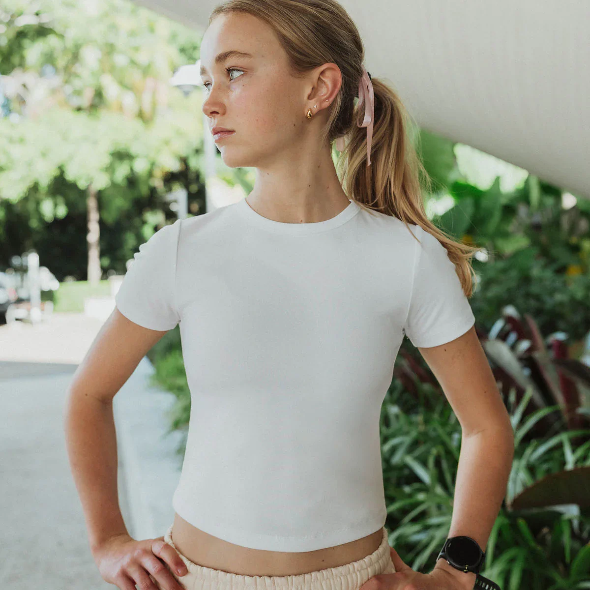 IMPI Fitted Cotton Tee — White - Image 7