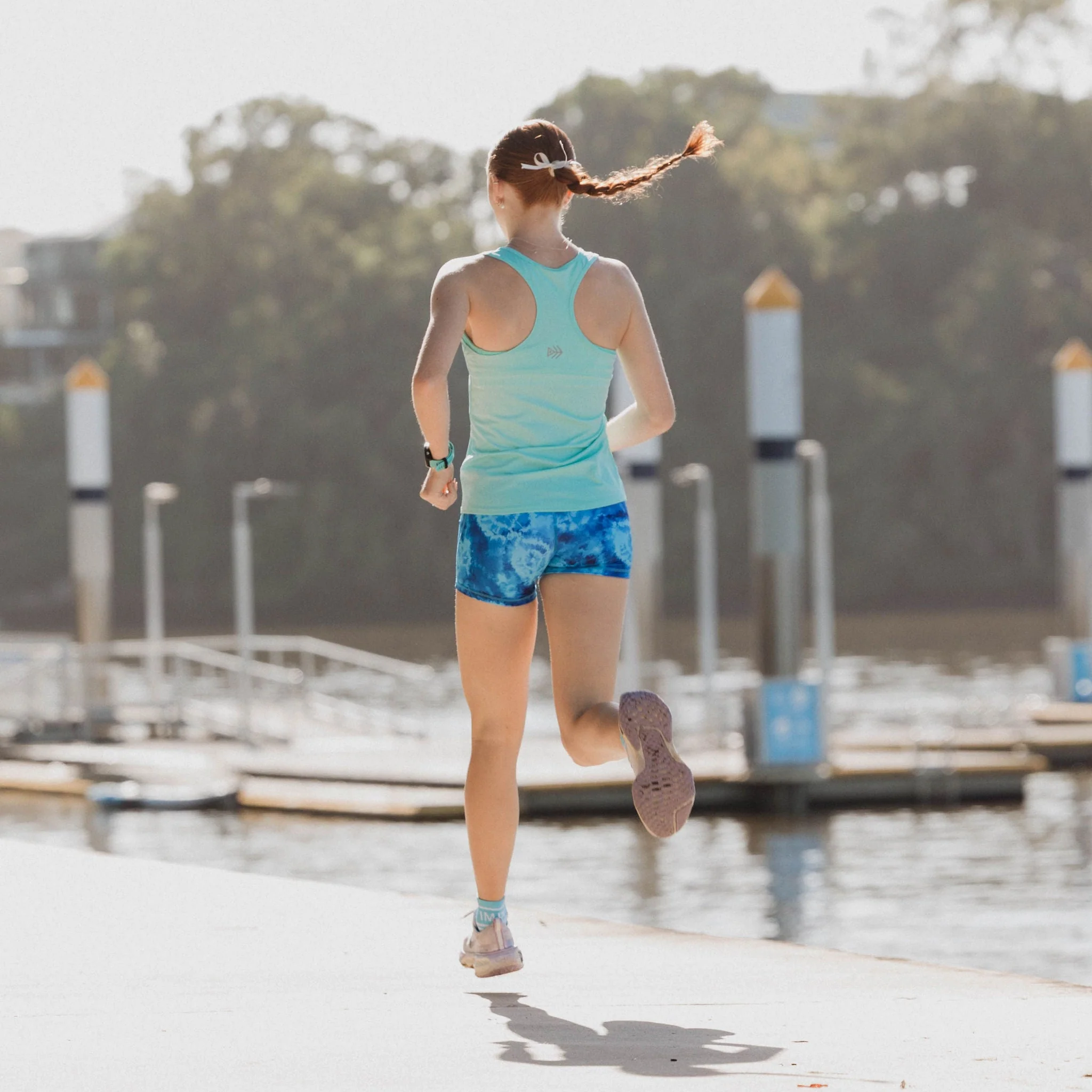 IMPI Fitted Running Singlet - Aqua - Image 8