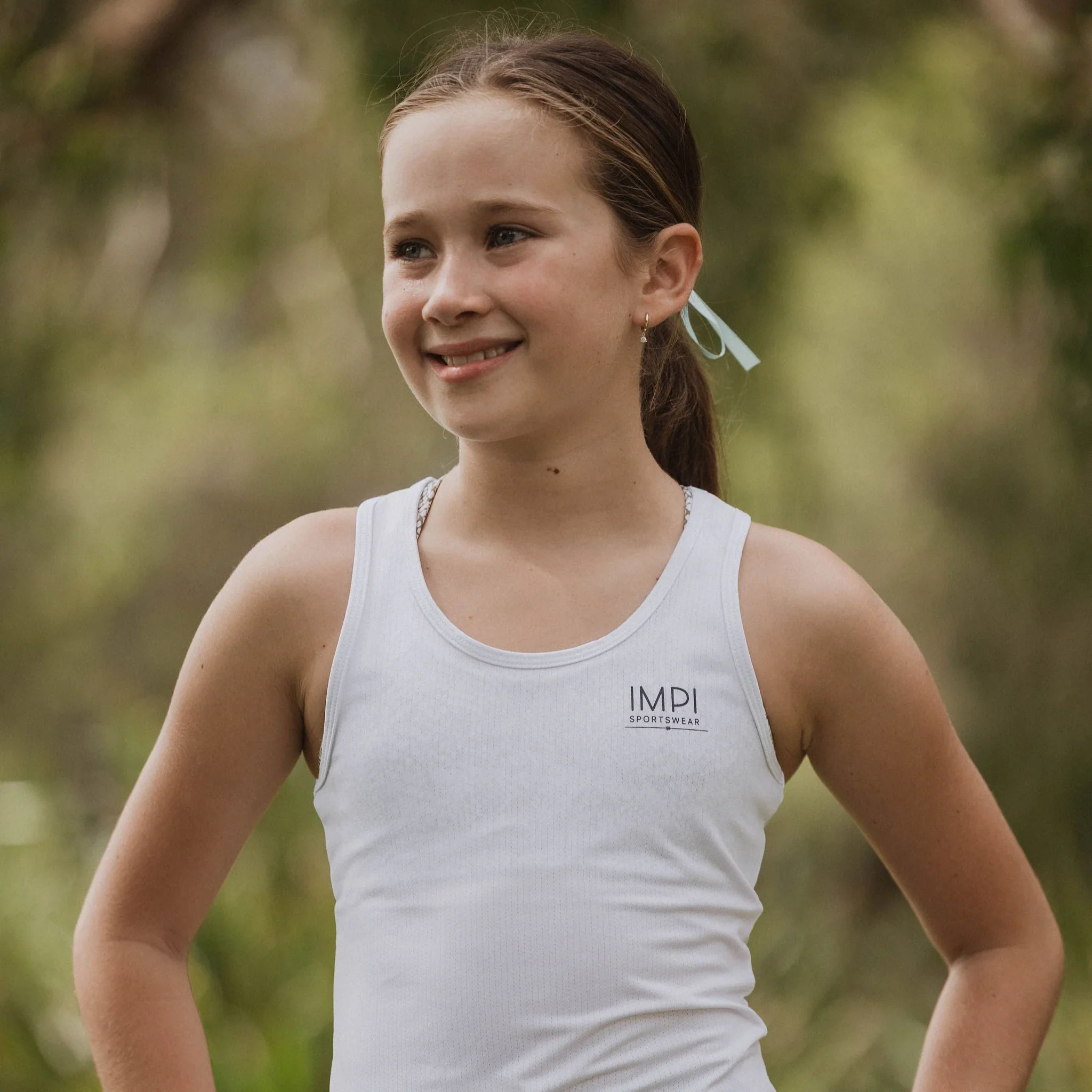 IMPI Fitted Running Singlet -  White - Image 11
