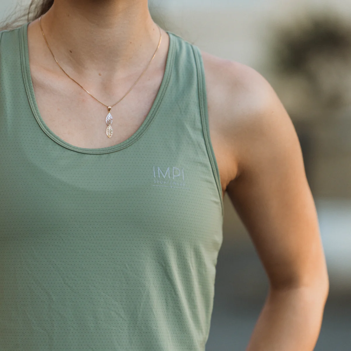 IMPI Fitted Singlet - Green Tea - Image 4