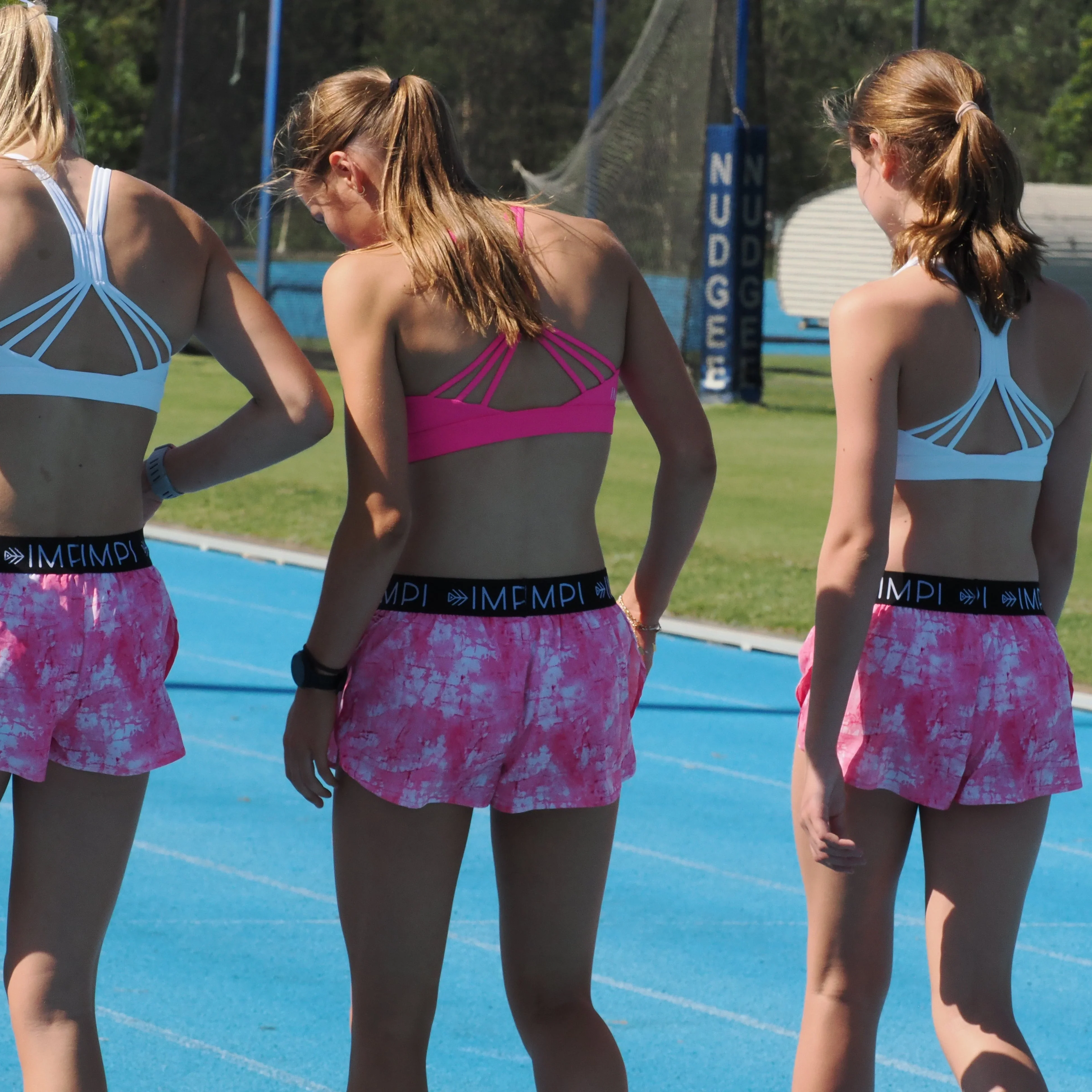 IMPI Girls Split Leg Running Short - Jaded Pink - Image 12