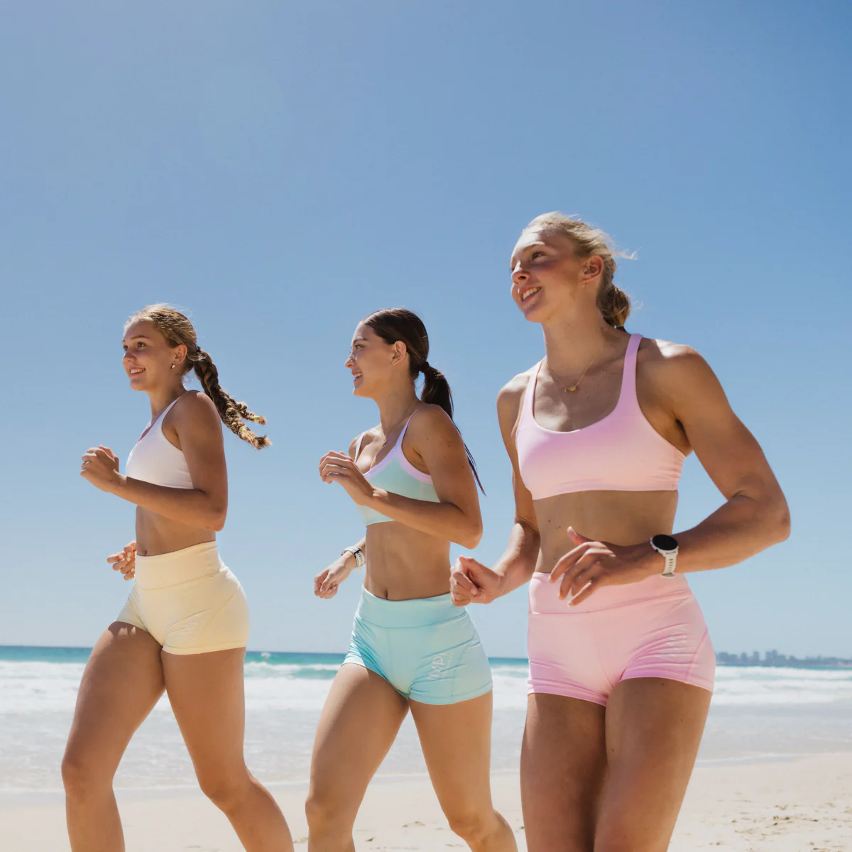 IMPI High Waist Bike Shorts - Aqua Sorbet - Image 8