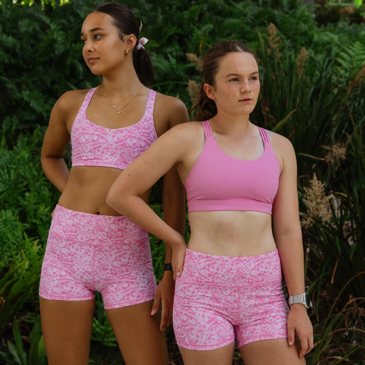 IMPI High Waist Bike Shorts - Butterfly Pink - Image 8