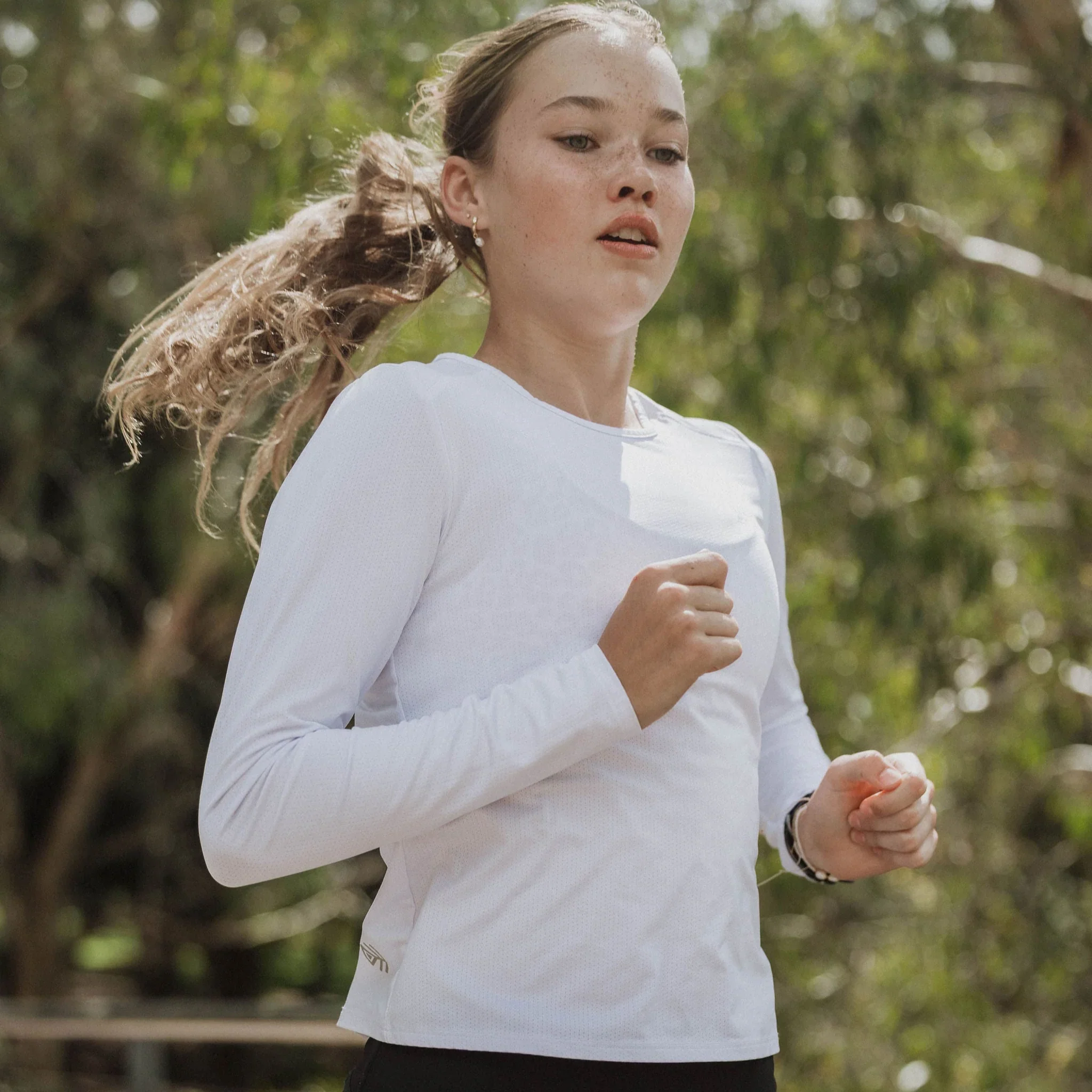 IMPI Long Sleeve Running Tee - White - Image 5
