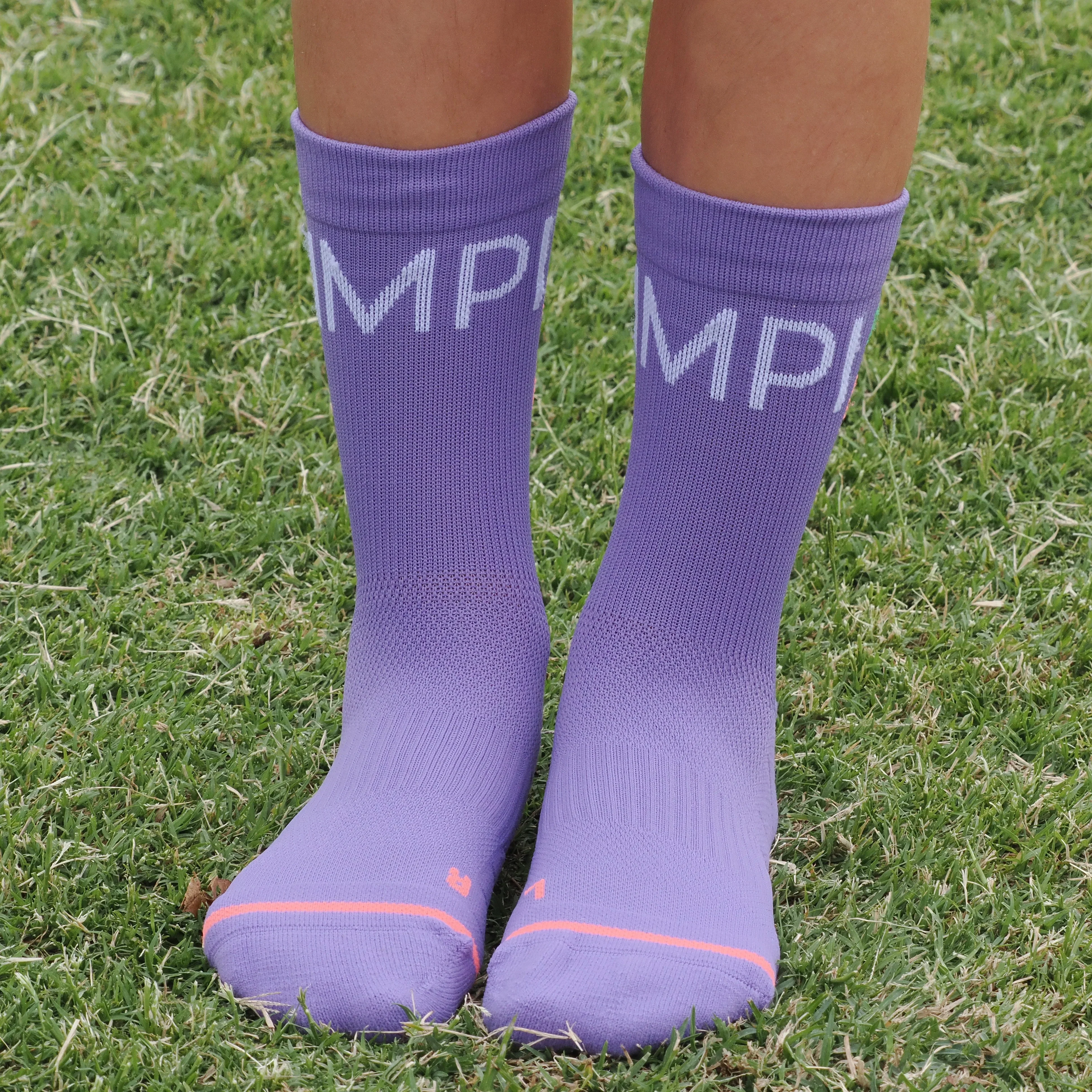 IMPI Longer Socks - Purple Run Like A Girl - Image 8