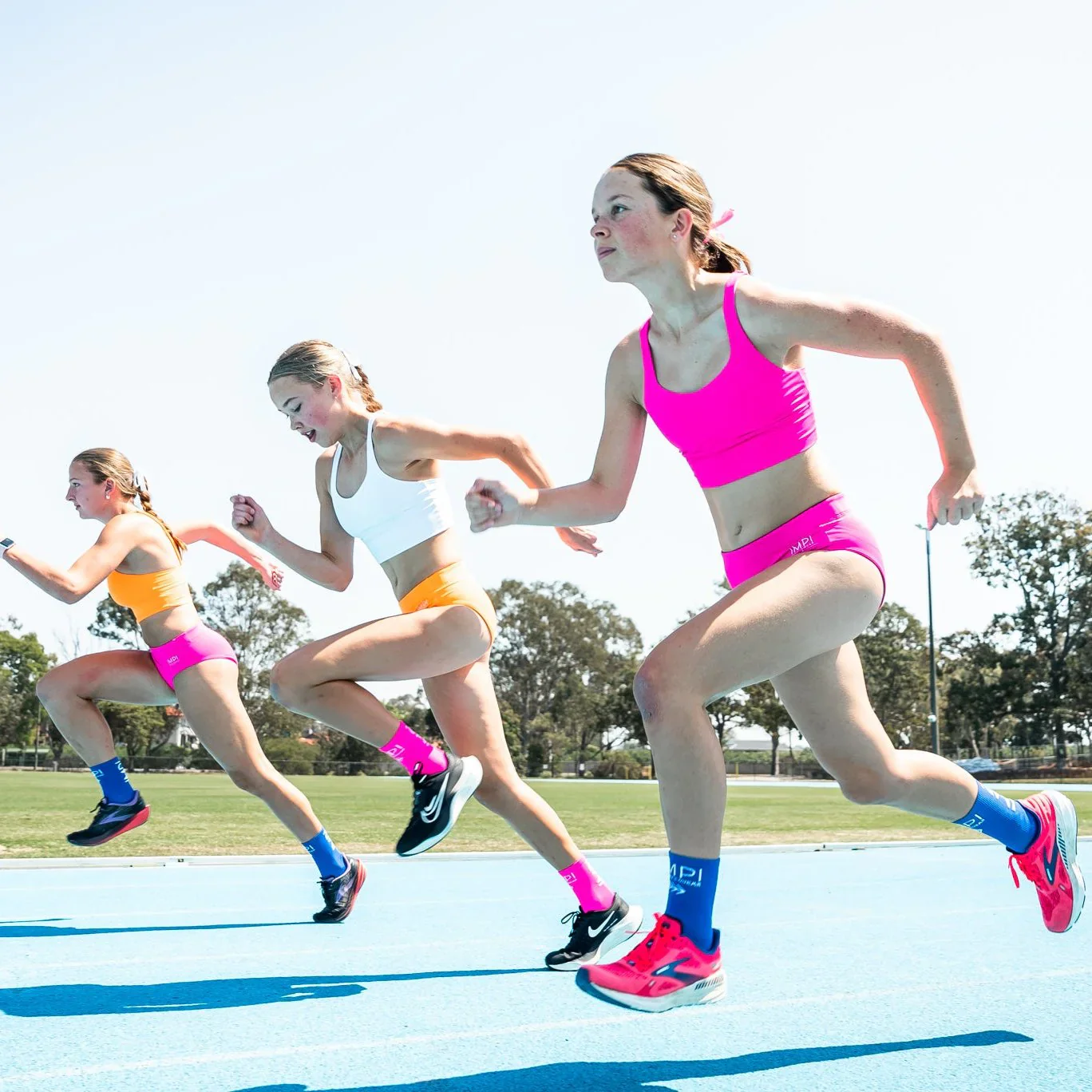 IMPI New Fit Longer Strappy Running Crop - Hot Pink - Image 6