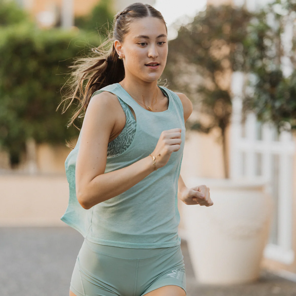 IMPI Open Back Running Singlet - Matcha - Image 7