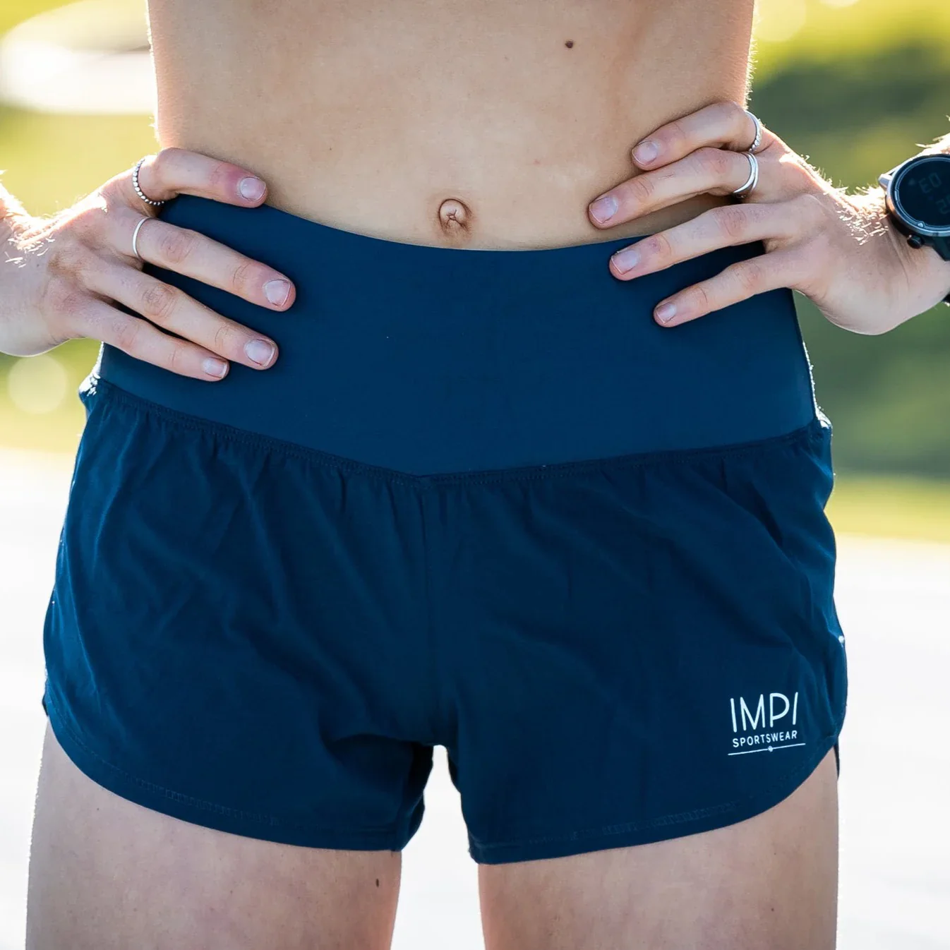 IMPI Running Shorts - Midnight Navy - Image 5