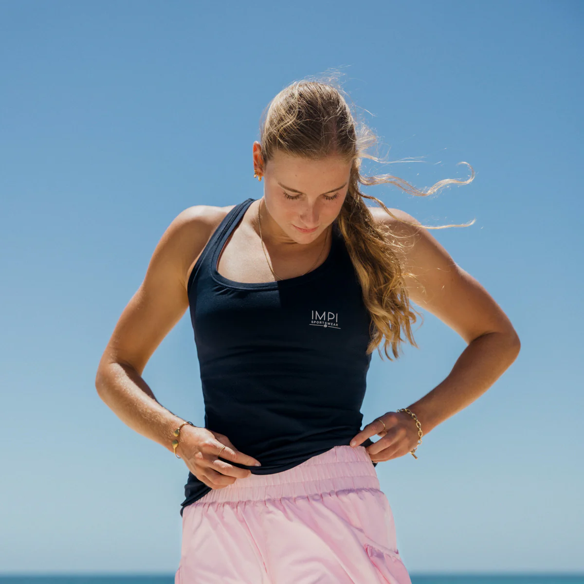 IMPI Seamless Running Singlet - Navy - Image 5