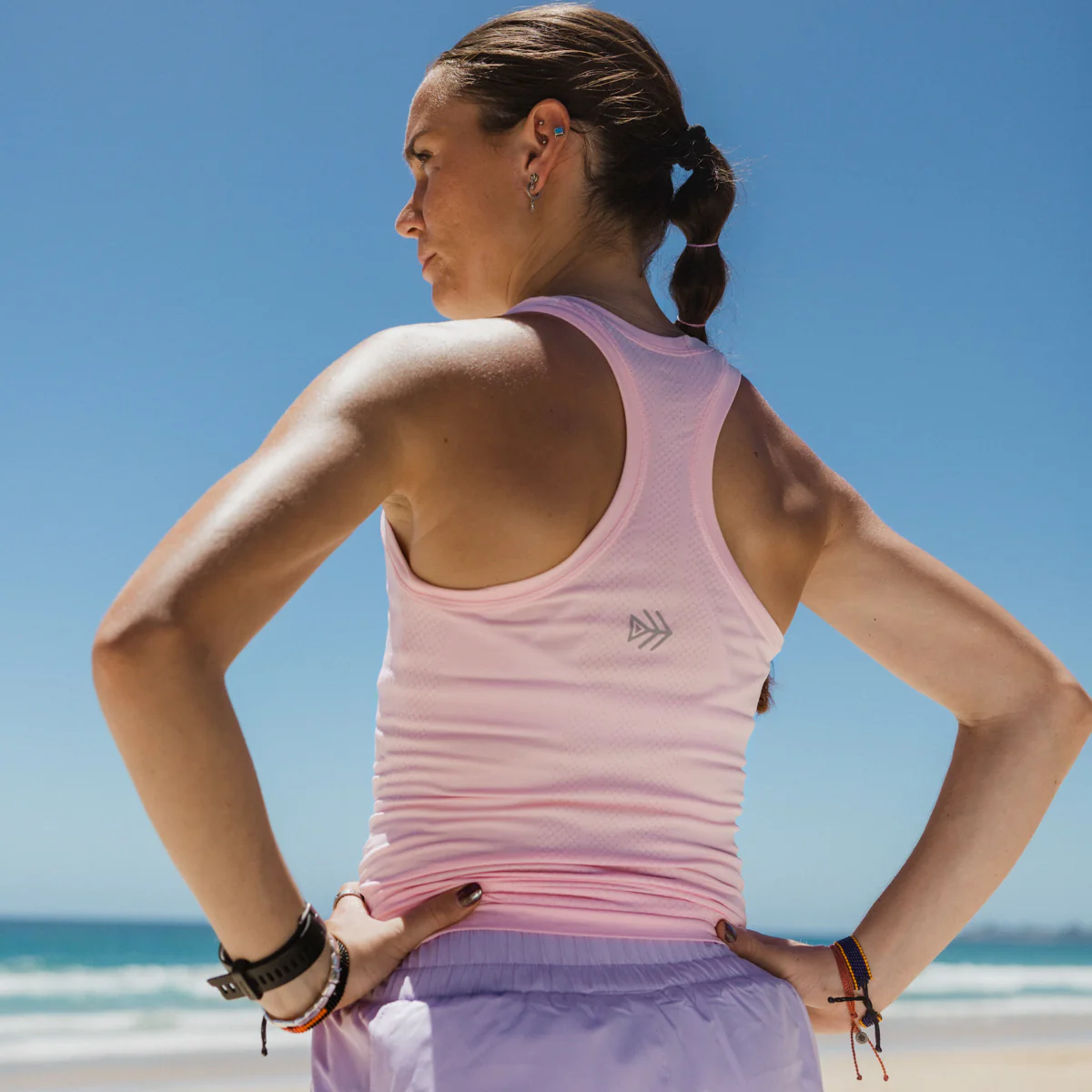 IMPI Seamless Running Singlet - Pink Sorbet - Image 3