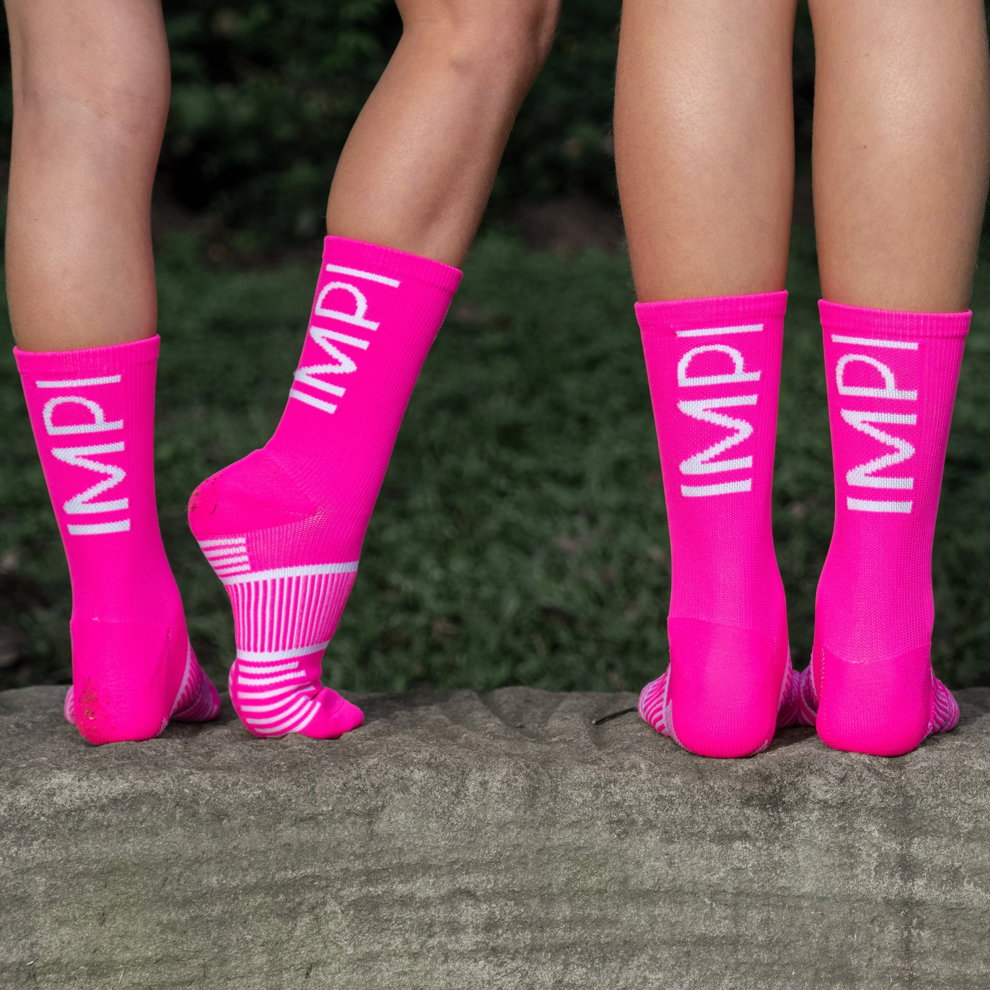 IMPI Socks - Hot Pink/White - Image 8
