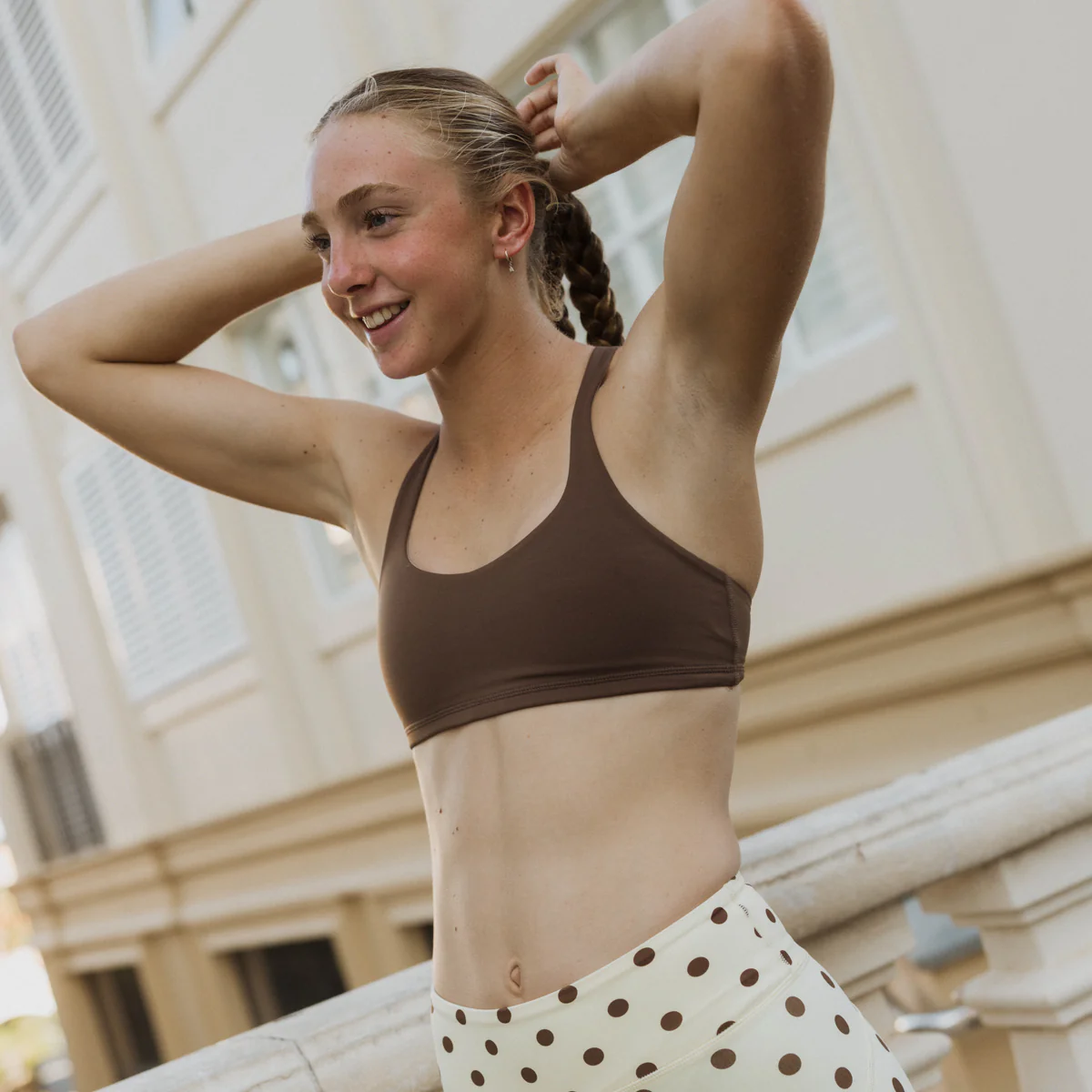 IMPI Strappy Girls Crop Top - Chocolate - Image 11