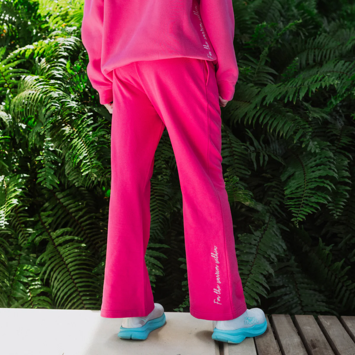 IMPI Wide Leg Track Pant - Barbie Pink - Image 6