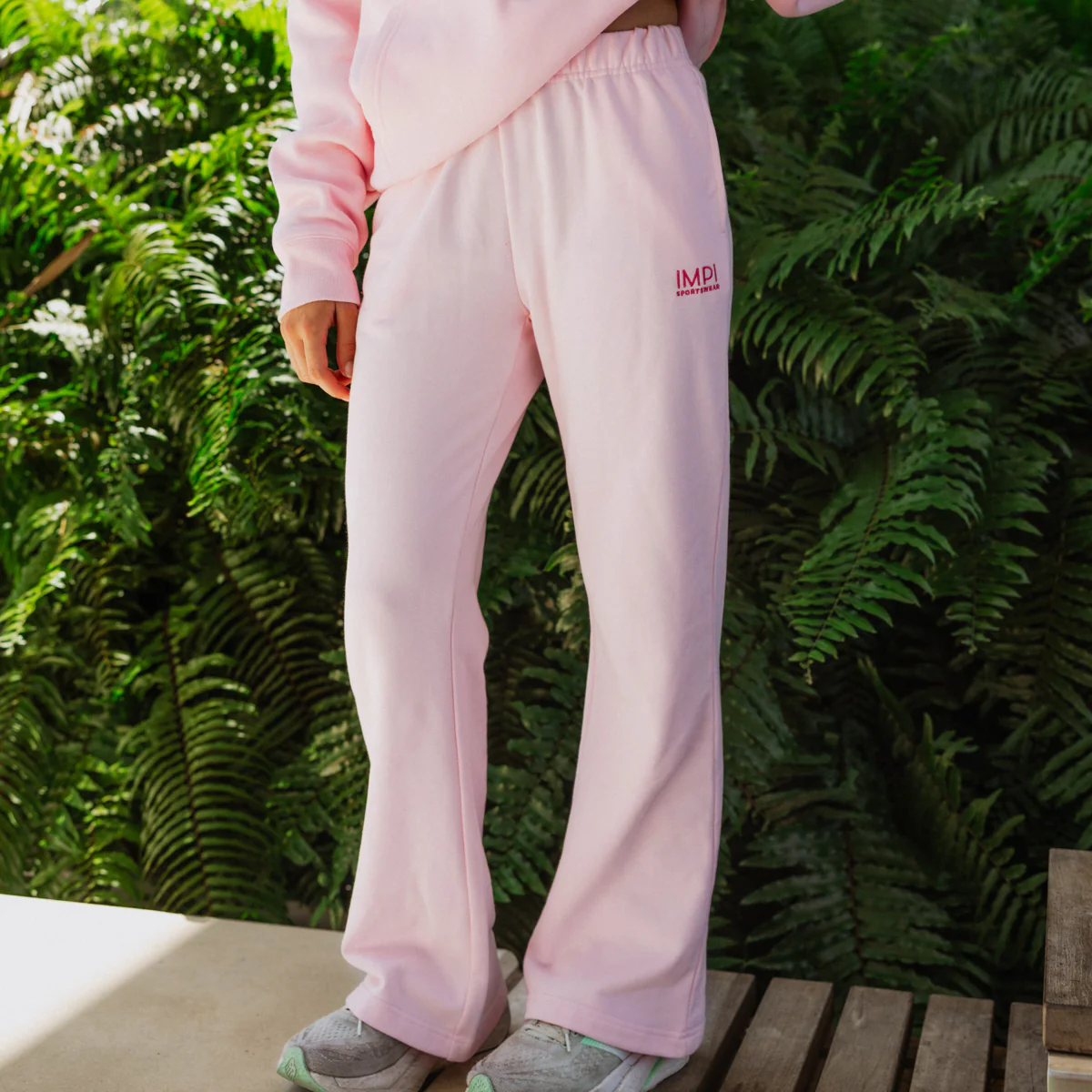 IMPI Wide Leg Track Pant - Sorbet Pink - Image 3