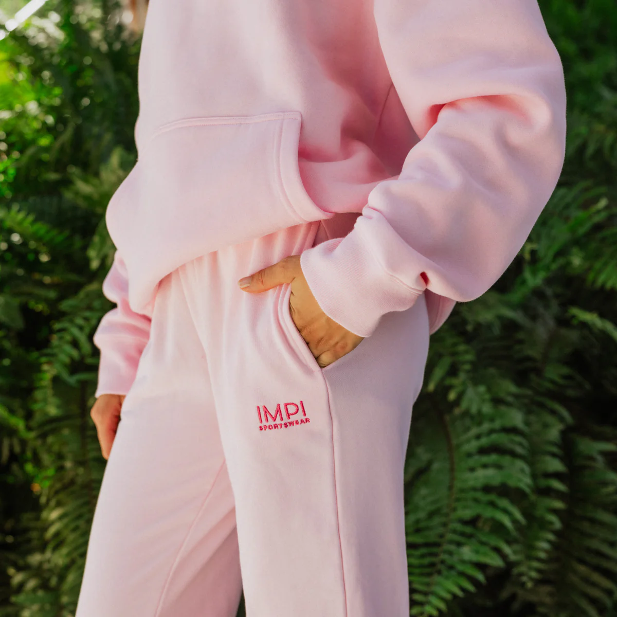 IMPI Wide Leg Track Pant - Sorbet Pink - Image 8