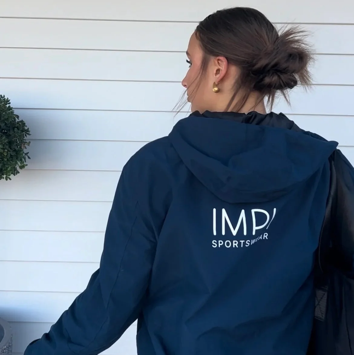IMPI Unisex Waterproof Jacket - Navy - Image 4