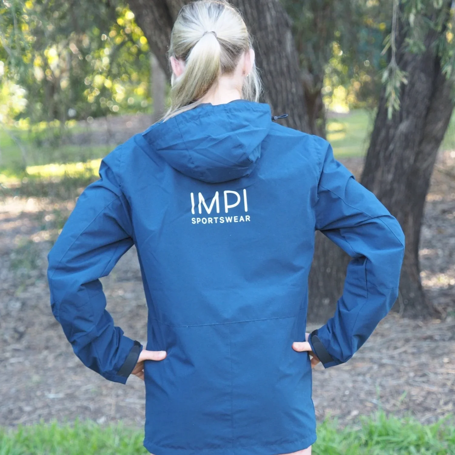 IMPI Unisex Waterproof Jacket - Navy - Image 5
