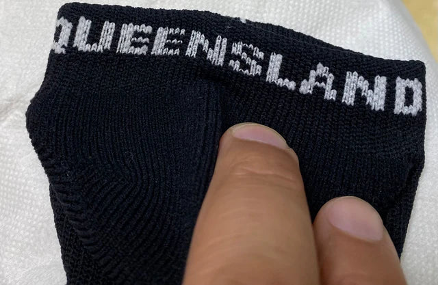 QLD Athletics - Black Ankle Socks